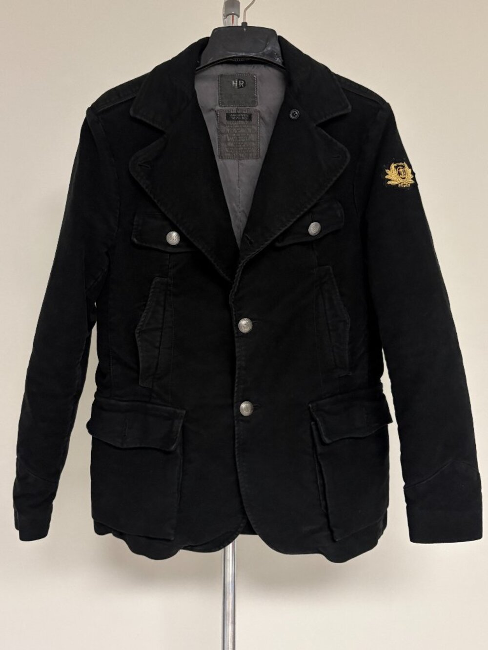 Historic Men's Jacket In Black Size M